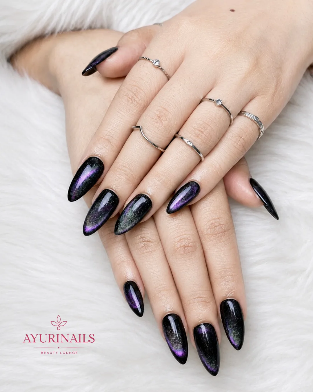 cat-eye nails, AyuriNails Beauty Lounge Makati